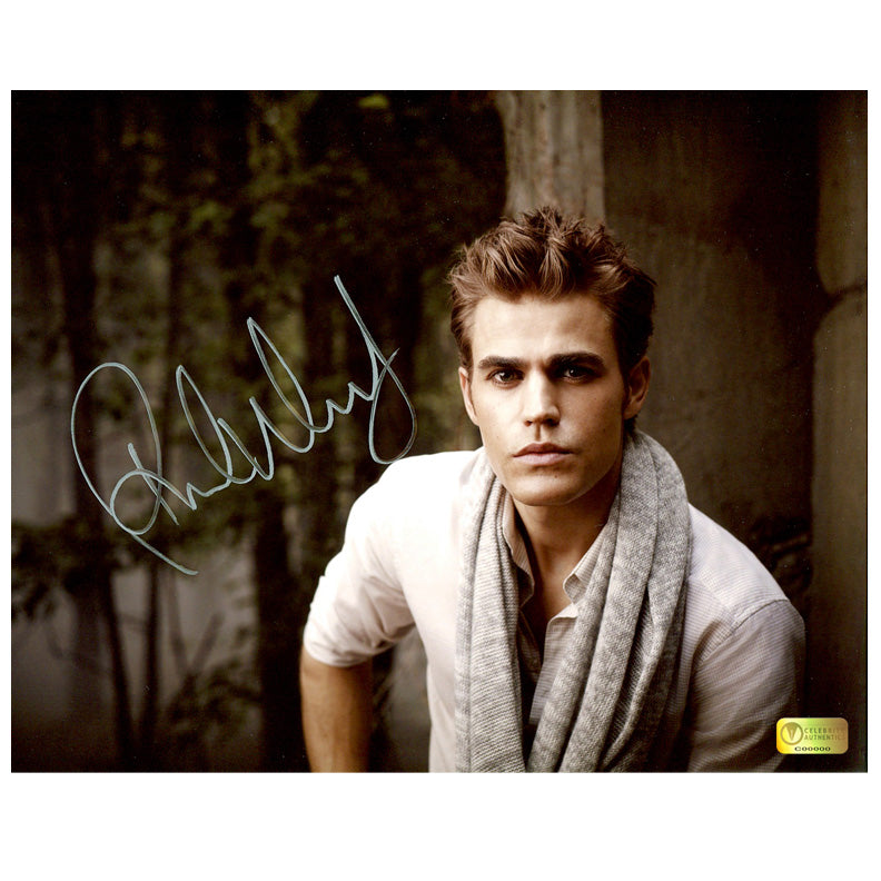Paul Wesley Autographed The Vampire Diaries 8×10 Photo