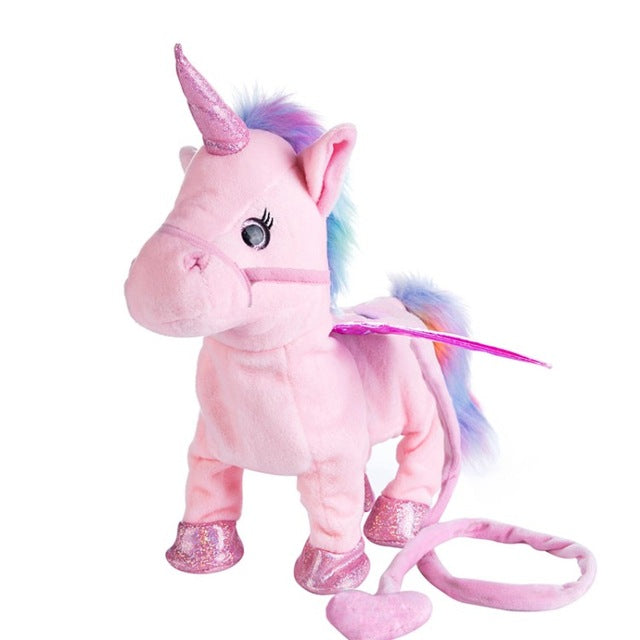 plush walking unicorn