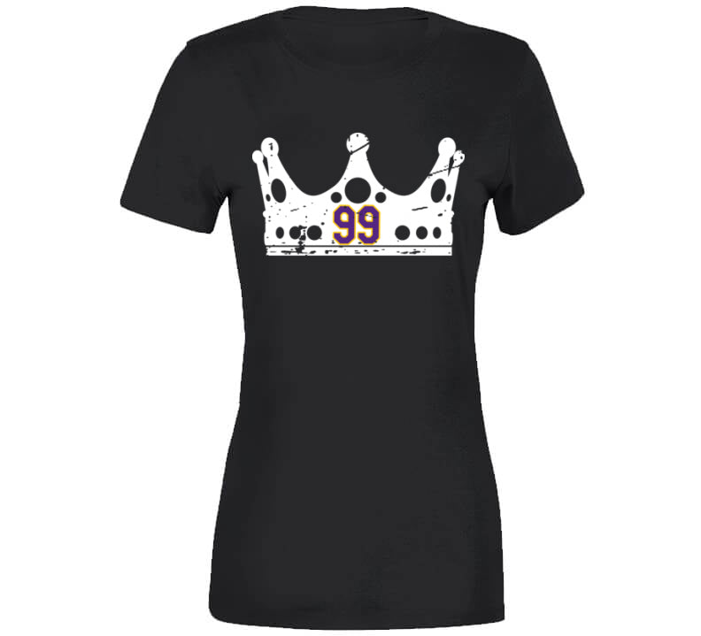 Wayne Gretzky Crown Distressed Los Angeles Hockey Fan T Shirt ...