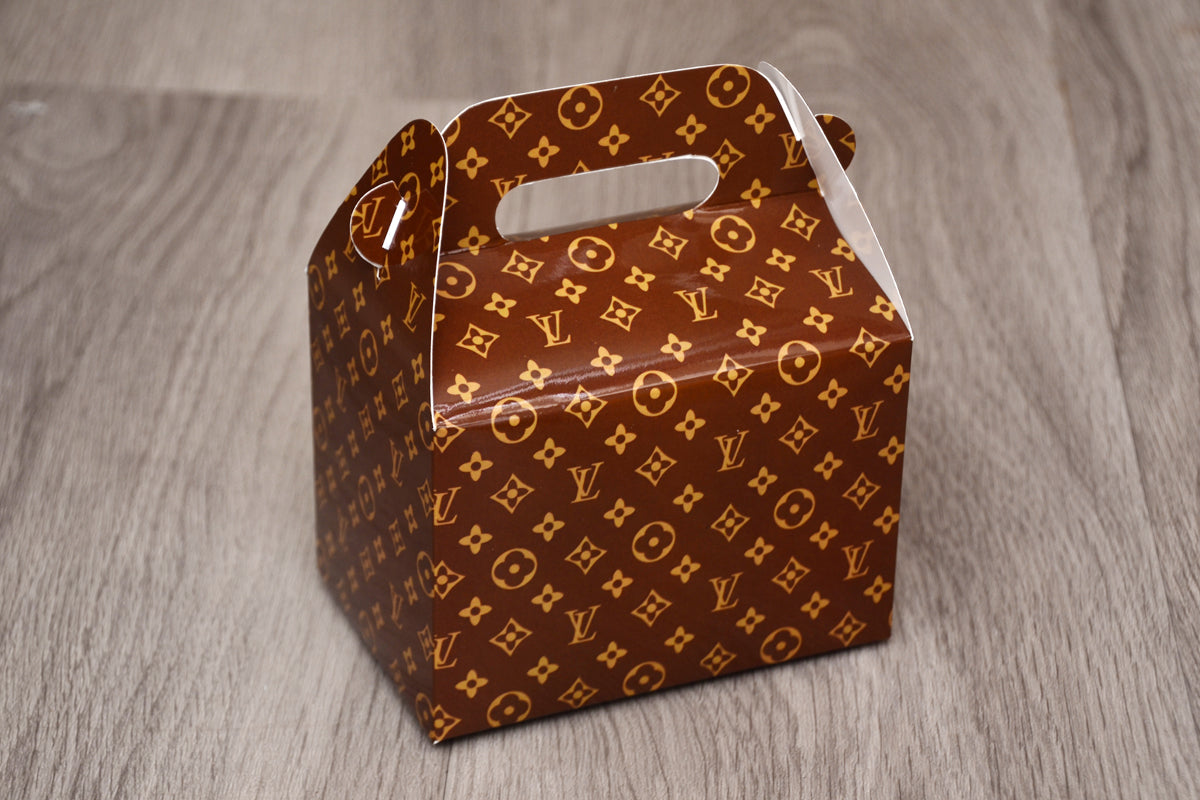 LOUIS VUITTON LV Shopping Bag Authentic Empty Paper Gift Bag  (14x10x4.5") GOLD