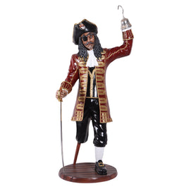 Captain Hook Pirate Wooden Leg Cartoon Poster for Sale by patrimonio
