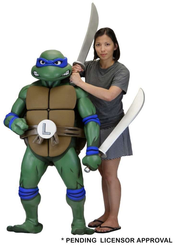 life size leonardo ninja turtle