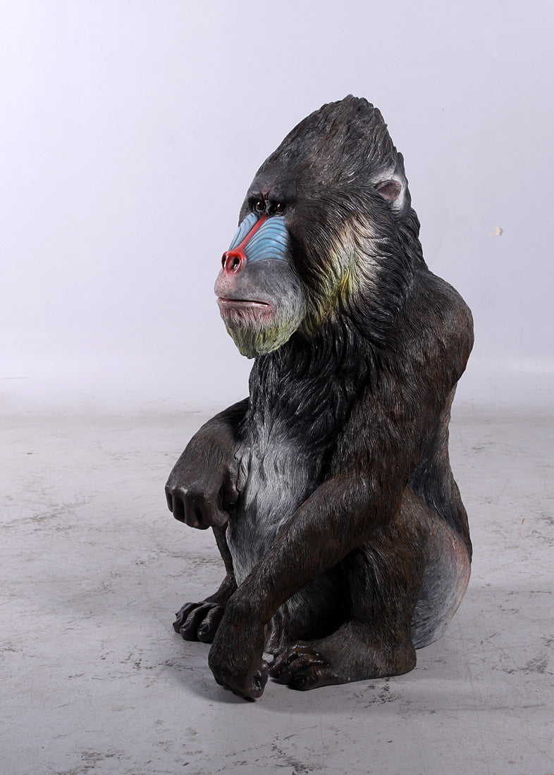 Mandrill Monkey Life Size Statue Lm Treasures