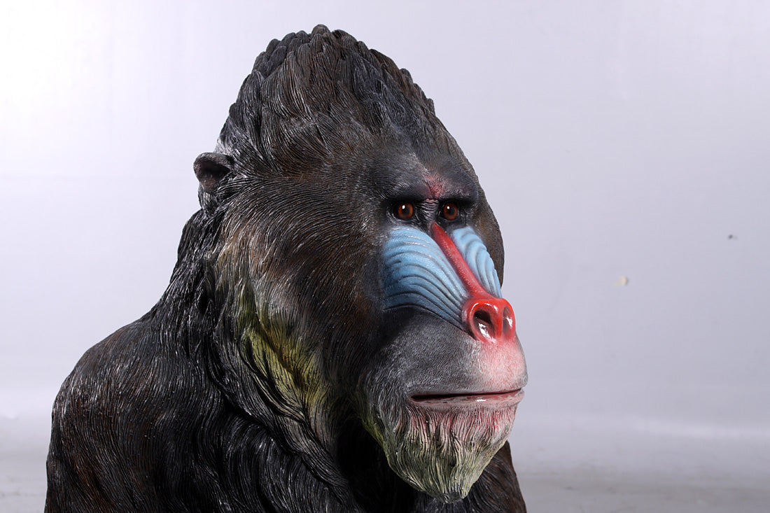 Mandrill Monkey Life Size Statue Lm Treasures