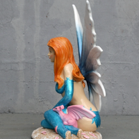 Small Blue Fairy Life Size Statue - LM Treasures Life Size Statues & Prop Rental
