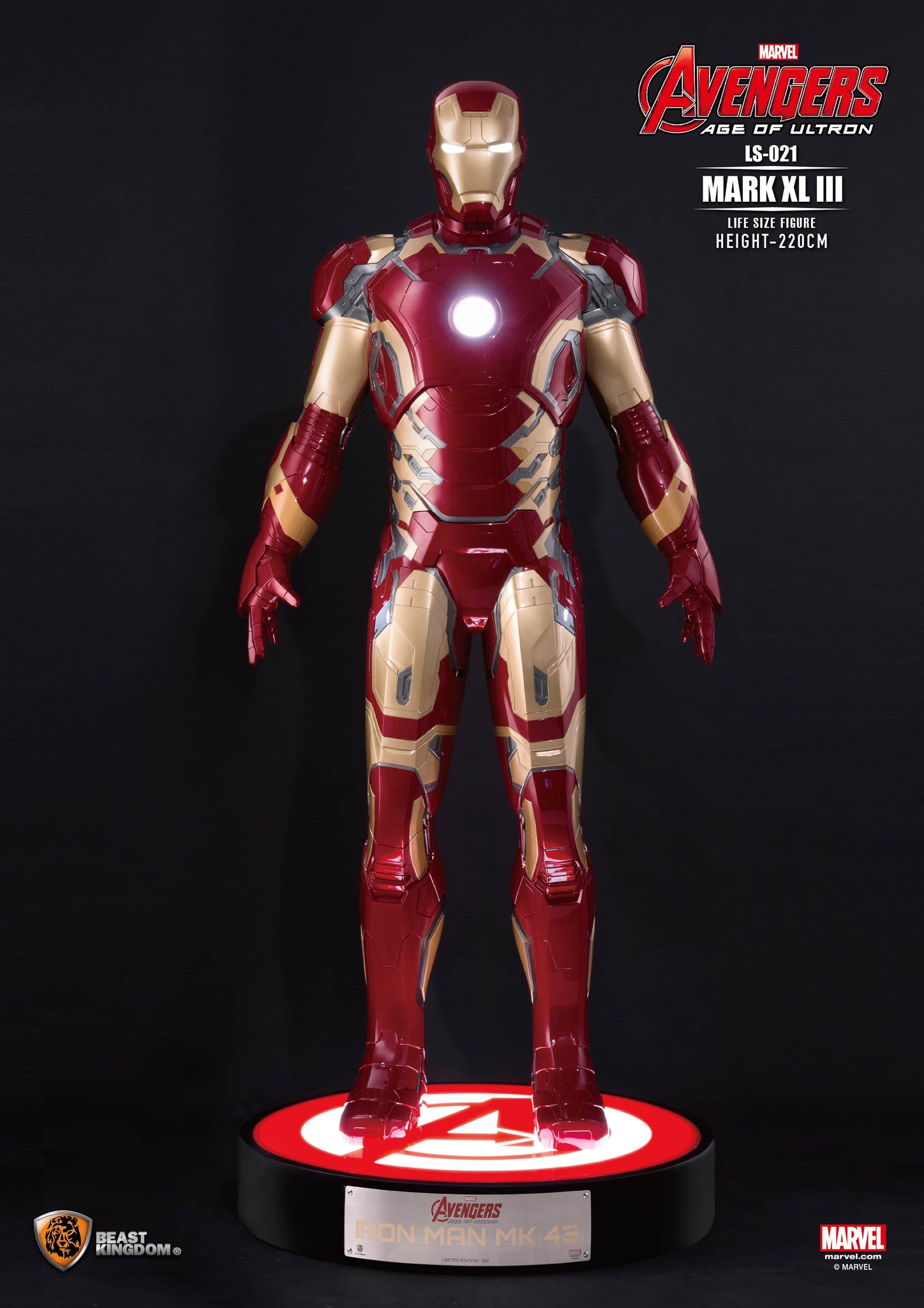 neca life size iron man