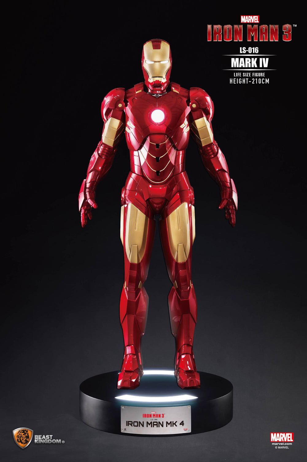 Iron Man Man Mark Iv Life Size Statue Lm Treasures