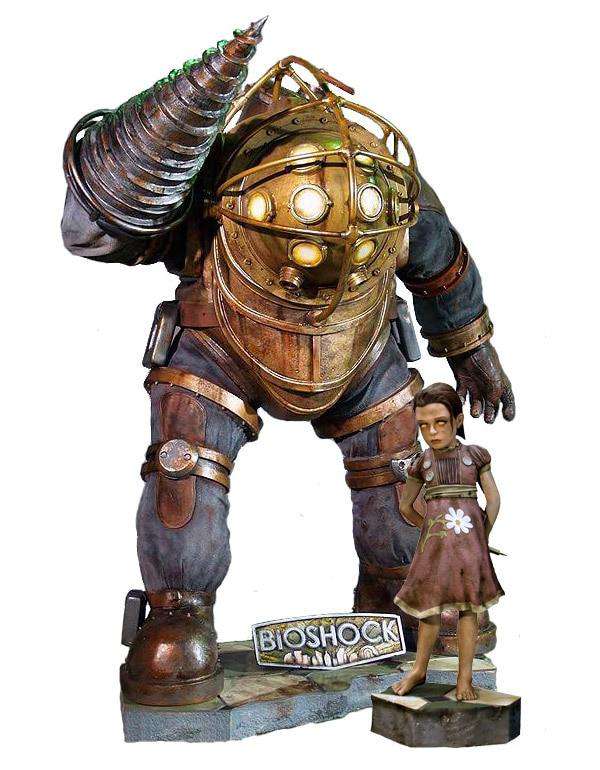 bioshock little sister statue