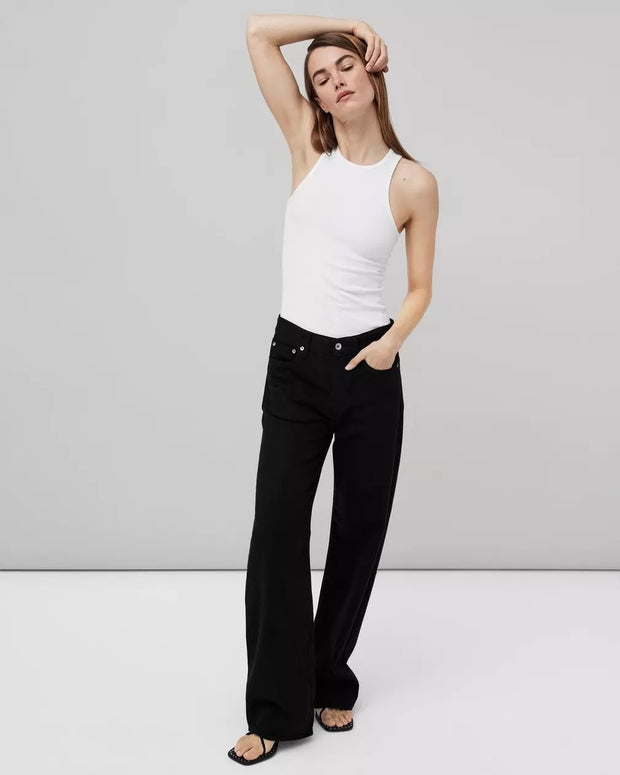 Featherweight Logan Wide Leg - Audrey: Mid-Rise Jean