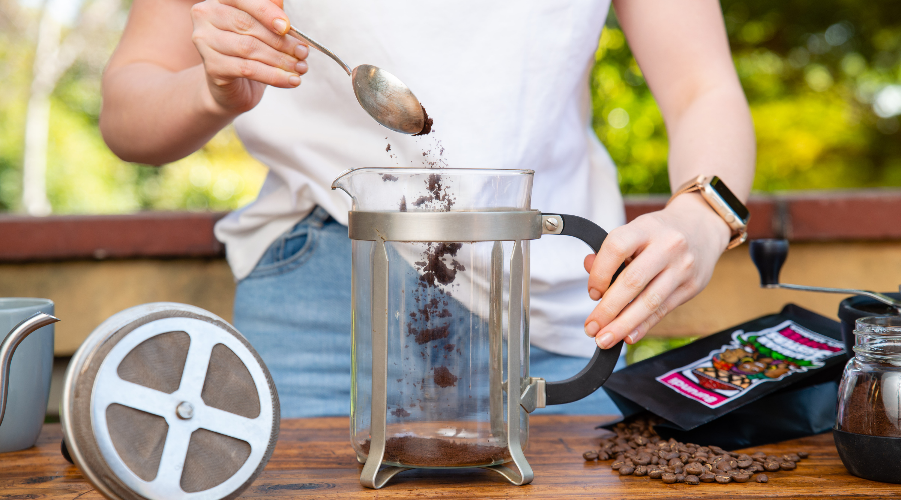 3 African Sisters - Step By Step Guide to the Perfect French Press Coffee 