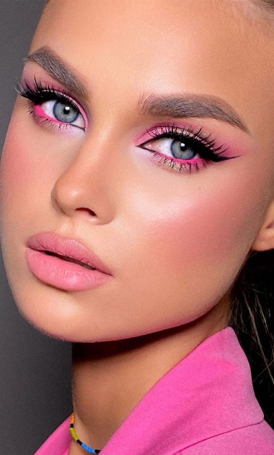 Hot Pink Makeup Trends Formal Approach 4125