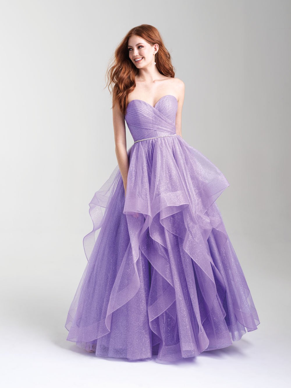 pink and purple dress