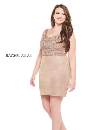 Rachel Allan 4830 prom dress images.  Rachel Allan 4830 is available in these colors: Deep Mauve,Gold.