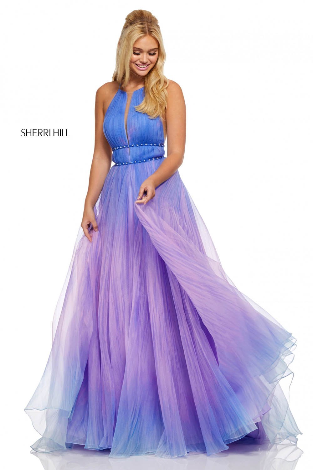 lavender sherri hill dress