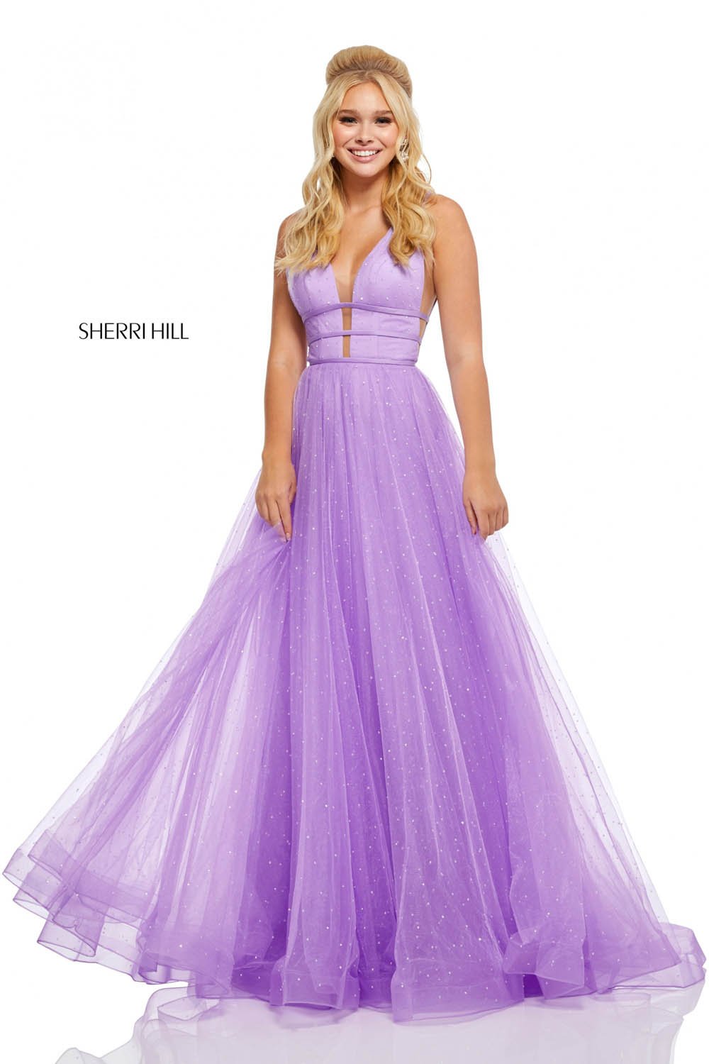 lavender sherri hill dress