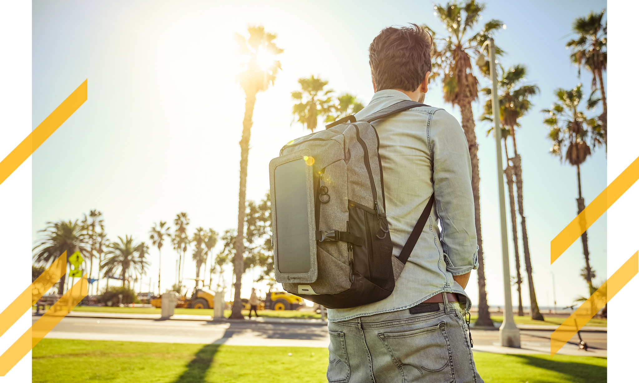 SunnyBAG ICONIC Graphite - Sac à dos 20 L avec panneau solaire 7 W