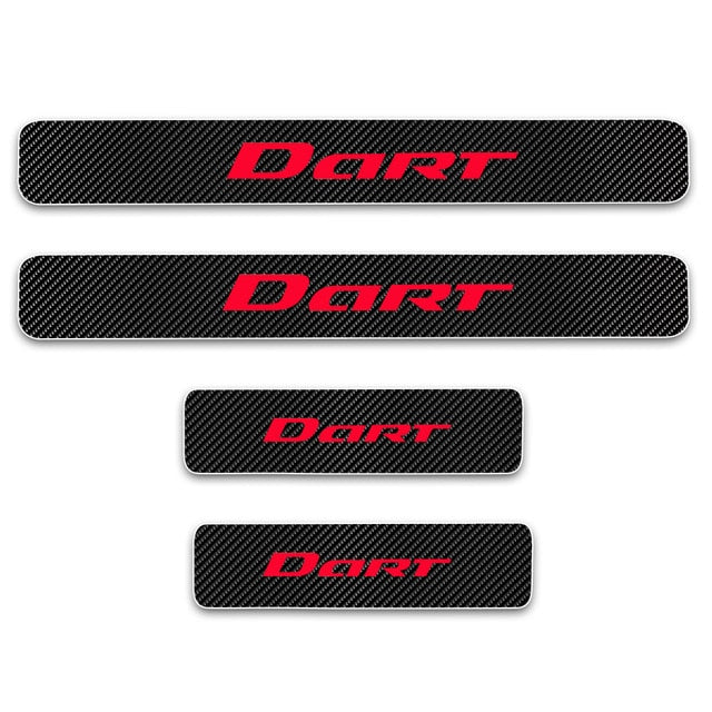 Car Door Sill Welcome Pedal Stickers For Dodge Dart Door