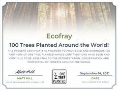 Urkunde für Ecofray