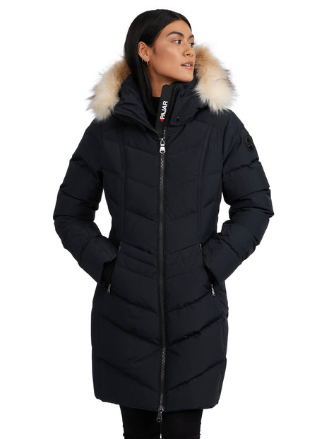 Waterproof Winter Women's Long Puffer Jacket 2023 Big Real Raccoon Fur  Hooded Duck Down Coat Female Rain Feather Parkas