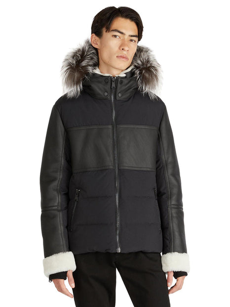 Monogram Shearling Coat - Luxury Grey