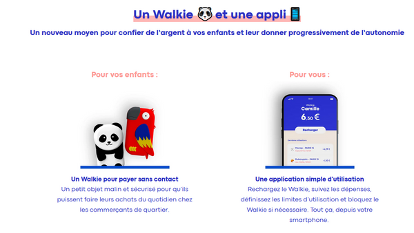 MONEY WALKIE - CARTE SANS CONTACT