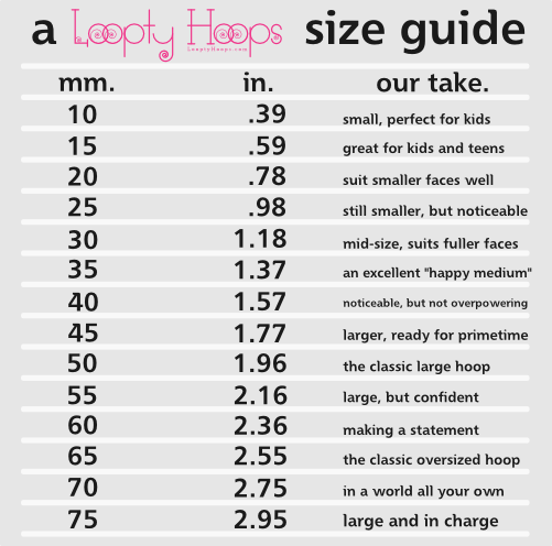 Size Guide– LooptyHoops