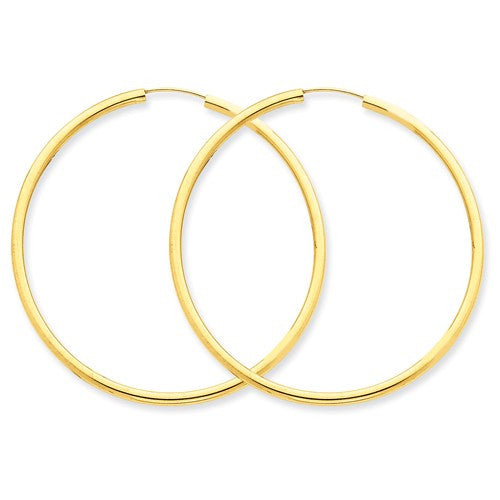 Triangle V Shape 14K Yellow Gold Hoop Earrings – KoKo's Designs