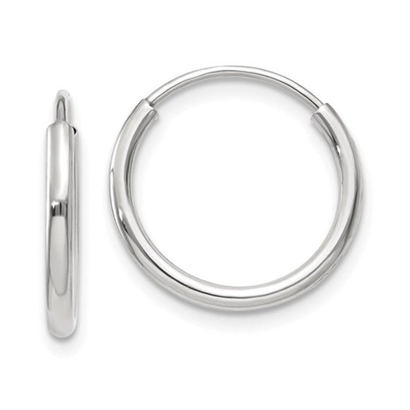 Sterling Silver Oval Bamboo Hoop Earrings– LooptyHoops