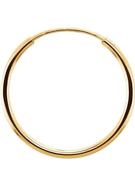 Small Gold Hoop Earrings, Gold Filled 9mm 11mm 12mm – Hoops By Hand