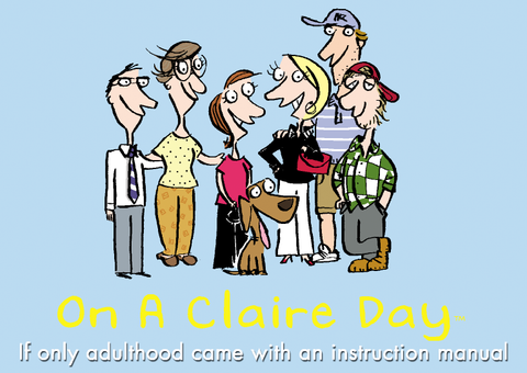 On a Claire Day logo