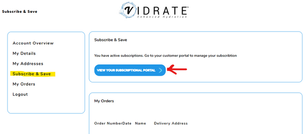 hydration with vitamins electrolytes subscription vidrate