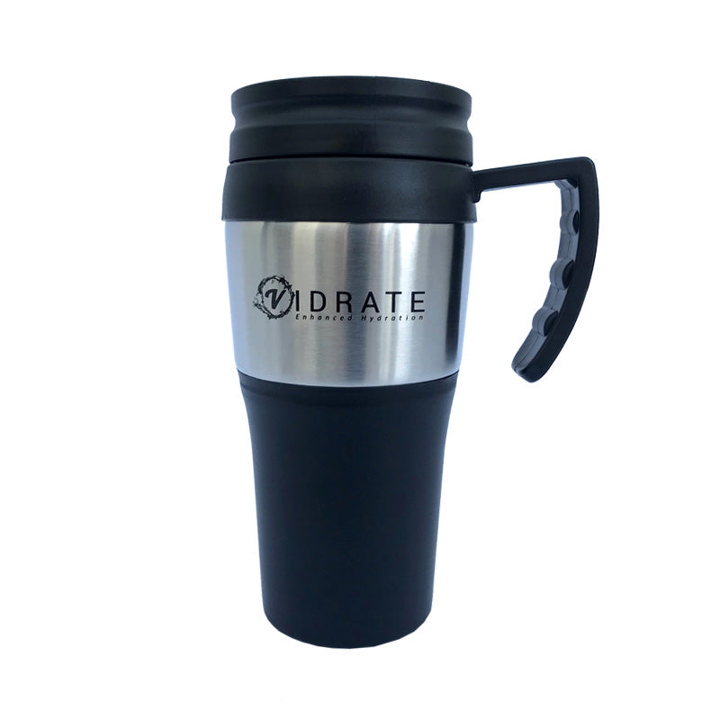 Product Name: ViDrate 'Thermal' Cup for Life Product Info: Luxury 500ml Thermal Cup Delivery: All UK orders over £20 FREE! (3-5 Working Days)  Product Description: Have you ever wanted to try ViDrate warm? Now we have a 500ml cup designed to maintain the heat, that you can fill u