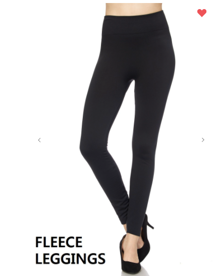 Fashion 2 In 1 Full Length Ladies Leggings - Black