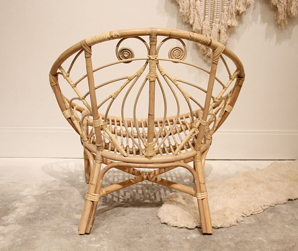 Bali Rattan Peacock Chair- Natural - Sample Sale- LAST ONE! – THE