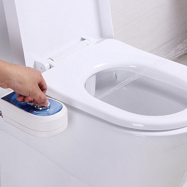 Bidet Toilette Japonaise WC Pulvérisateur Avec Jet d'Eau Intégré, Kit  Complet Toilettes Japonais Sans Electricité, Abattant Lavant Amovible Pour  Cuvette