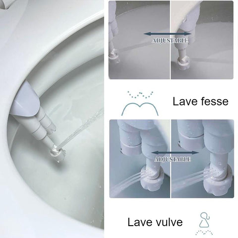 lave fesse avec de l'eau