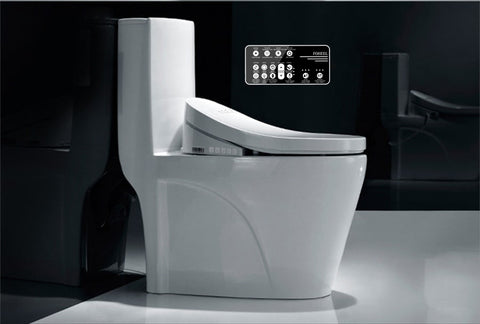 utilisation de l'abattant wc japonais avec télécommande ou panneau de contrôle