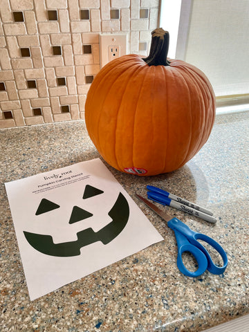 Gather your pumpkin carving supplies