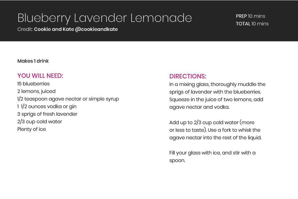 Blueberry Lavender Lemonade