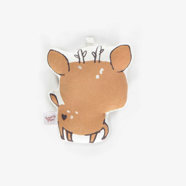 Stuffed Sweet Deer In Organic Cotton Child And Baby Souris Mini Souris Mini