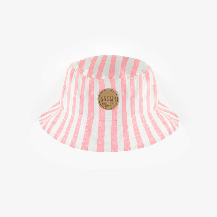 Souris Mini Chapeau De Soleil Ligne Rose Et Blanc Bebe Fille Souris Mini