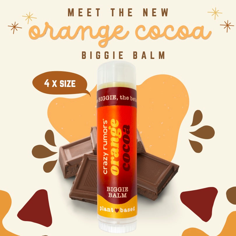 Image of BIGGIE Orange Cocoa Lip Balm