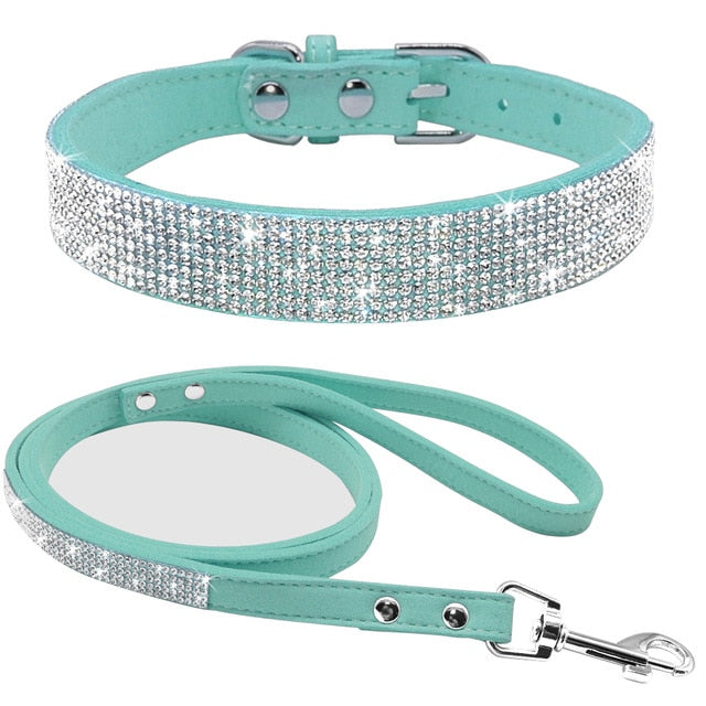 small dog collar and leash sets