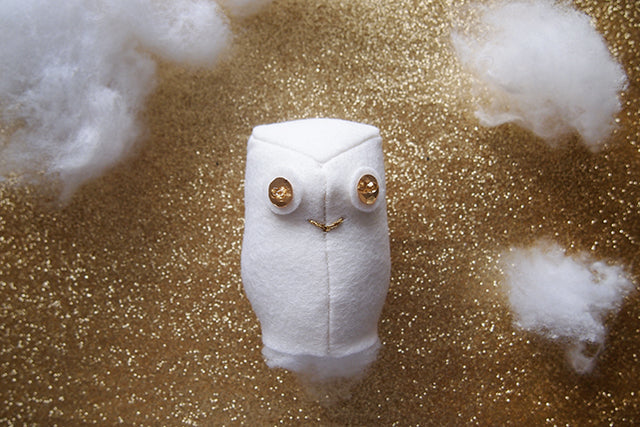 Grainline Studio | 2013 Holiday Ornament Exchange | Snowy Owl