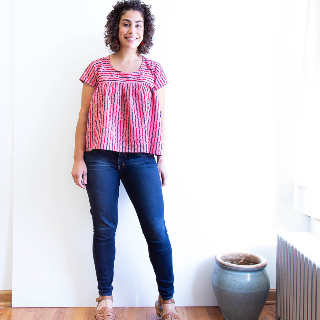 Scout Tee Modification 08: Gathered Scout | Grainline Studio