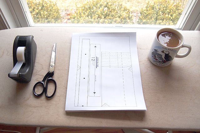 Grainline Studio | Archer Sew Along | Assembling Pattern