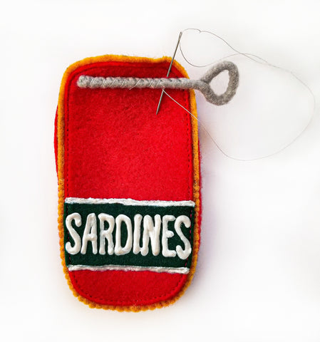 Holiday Ornaments Can of Sardines | Grainline Studio