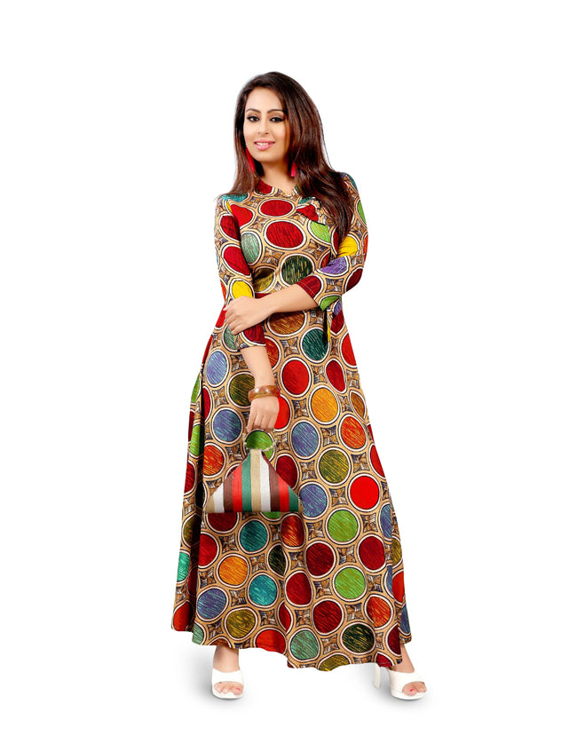 printed rayon kurtis