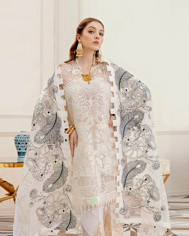 off white dresses pakistani