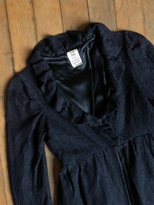 vintage 1960s lace redingote {xxs}